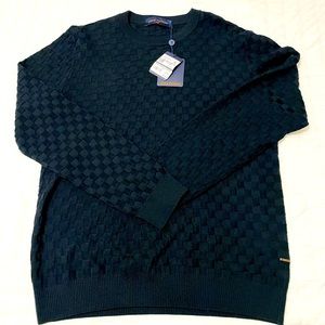 Louis Vuitton Mens Damier Signature Crewneck XXL NWT.